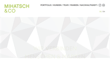 Tablet Screenshot of mihatsch-co.com